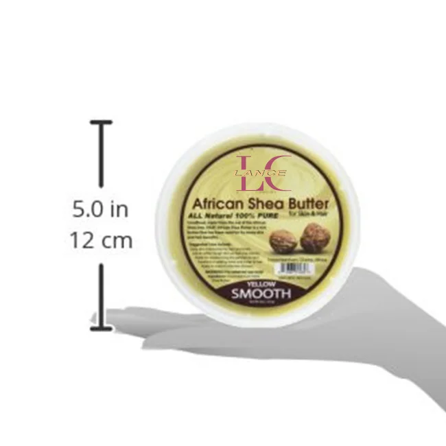 OEM 200g container jar soft shea body butter with  oil for dry skin