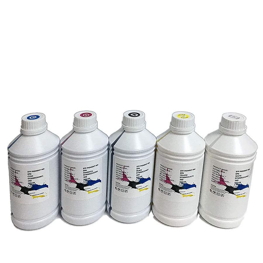1000ml DTF pigment heat transfer pet film ink Textile Printing Ink DTF Ink for Epson XP600 L1800 L1805 I3200 4720 Dtf Printer