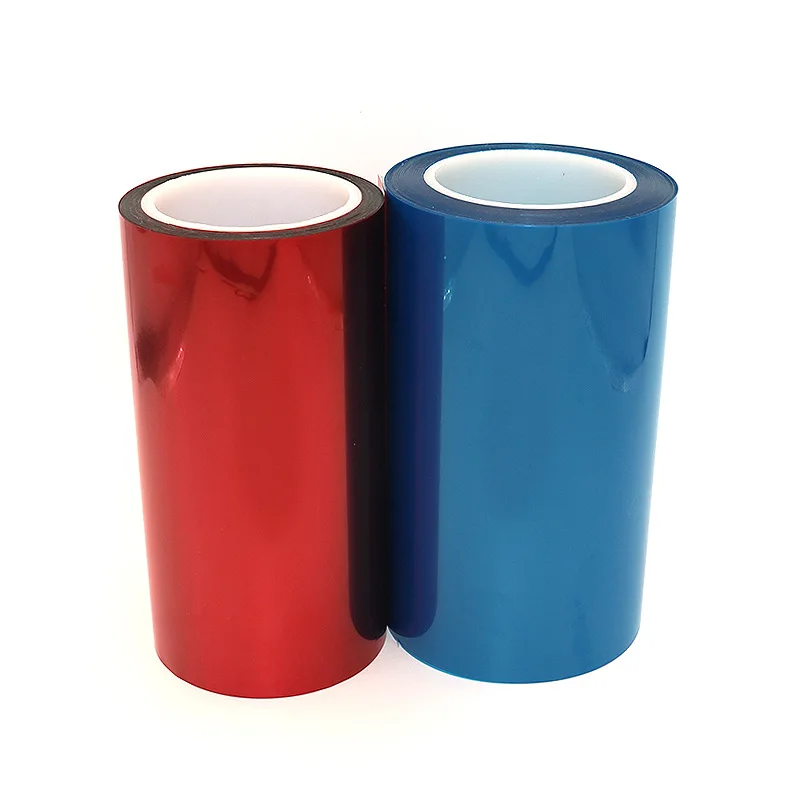 Spot PET red silicone oil composite temperature resistant and static ionization resistant membrane