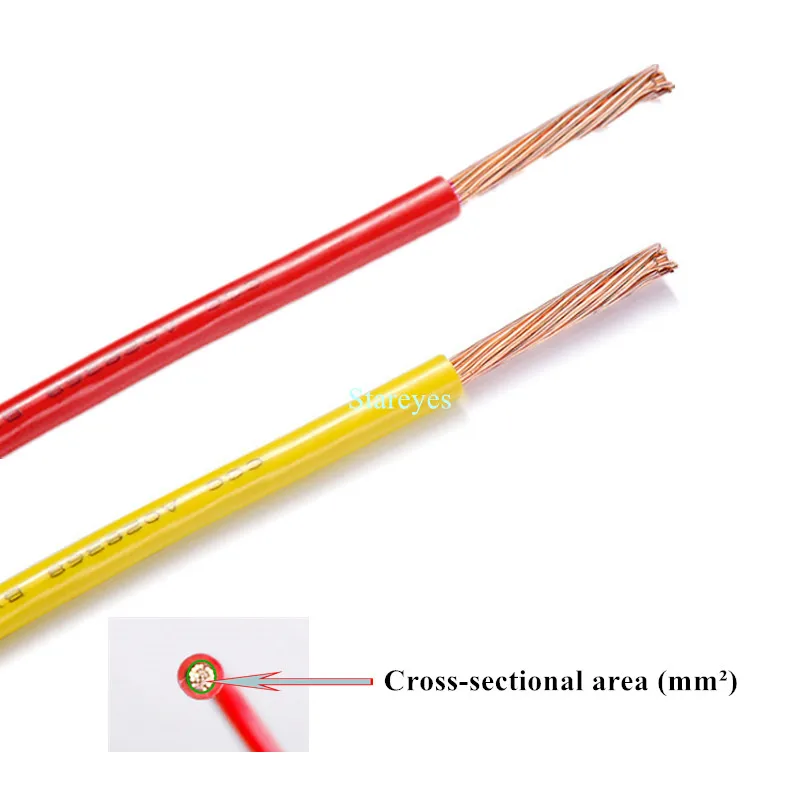 100 meters BVR Oxygen free copper Multicore core wire PVC Flame Retardant wire Electric cable 1 2 4 5 7 10 13 15 17 18 AWG
