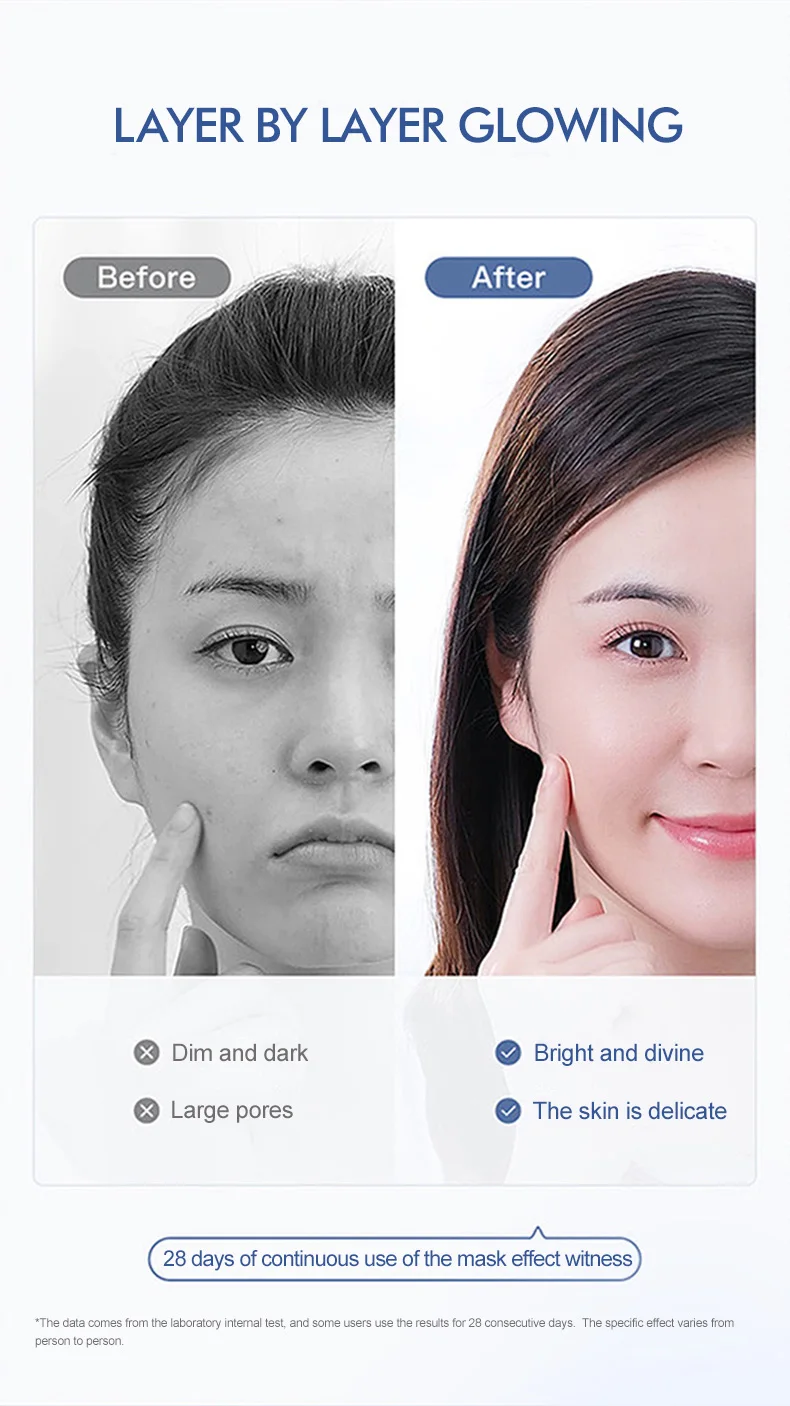 2021 Upgrade Version Various Extracts Lightening Conditioning Moisten And Soften Whitening Fruit Facial Sheet Mask For Skin Care