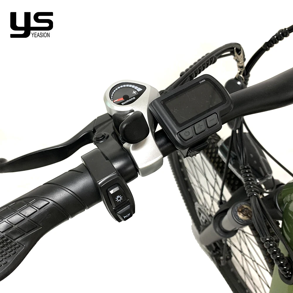 YEASION oem mtb 500w 750w 1000w 48v 17.5ah 26 inch fat tire electric mountain bikes for adult