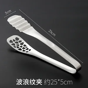 
Factory Directly Cheap Metal Stainless Steel Serving Salad Tongs Kitchen Tongs Food Clip 