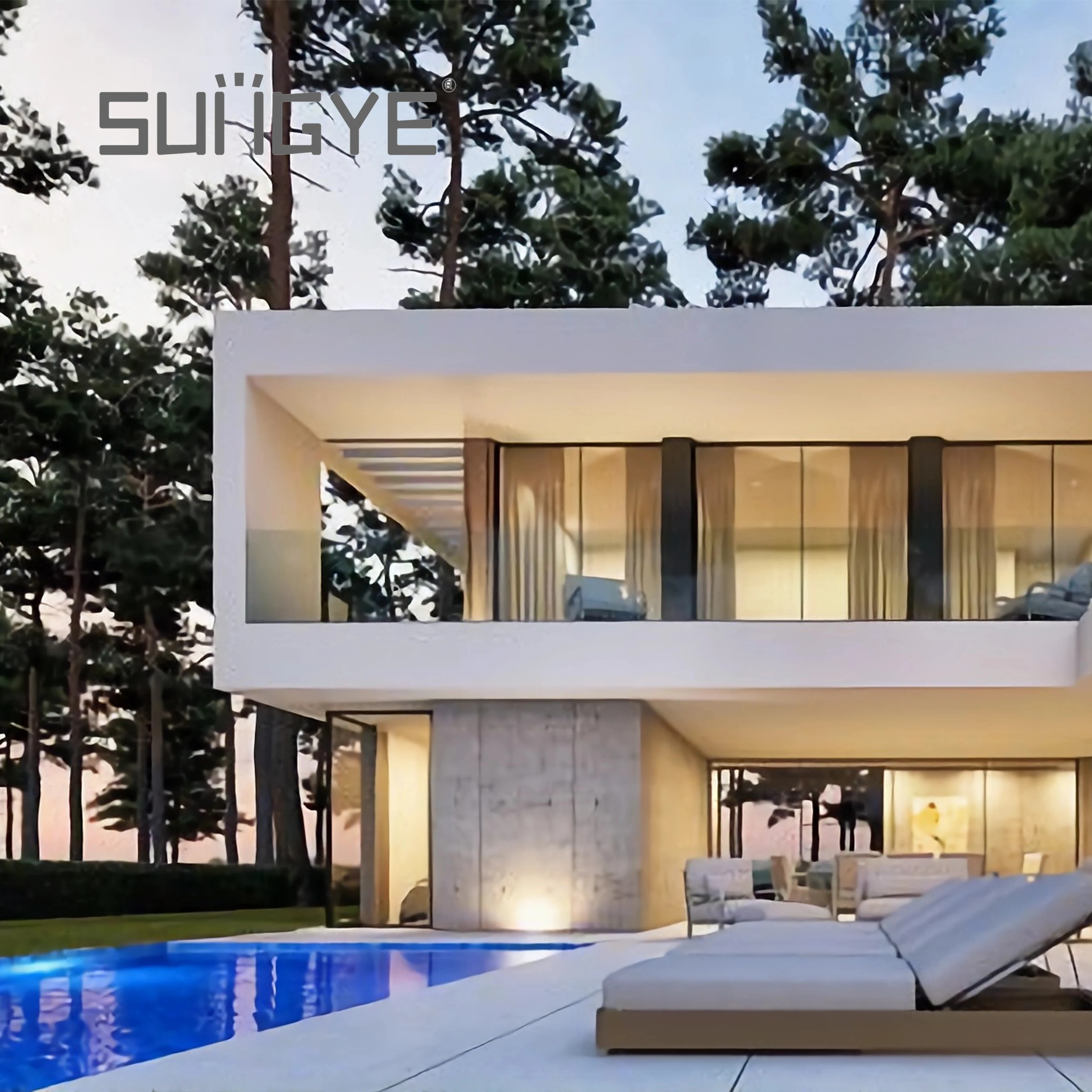 Handrail tempered laminated holder glass pool fencing installing semi-frameless glass pool fencing