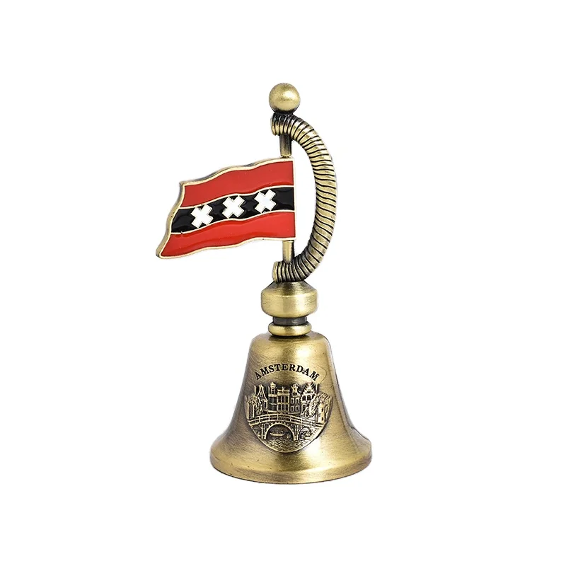 Индивидуальные уникальные подарки для финляндских туристов флаг Колокольчик ужина чугунный Хельсинки финляндские сувениры обеденный звонок продажи