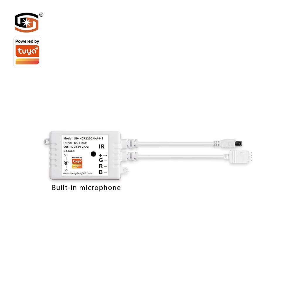 Factory price Manufacturer Supplier 5050 addressable rgb led strip controller tuya strip light controller 24v led strip light