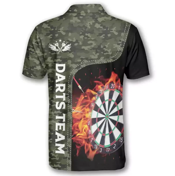 Custom Logo Man Sublimation Dart Shirts