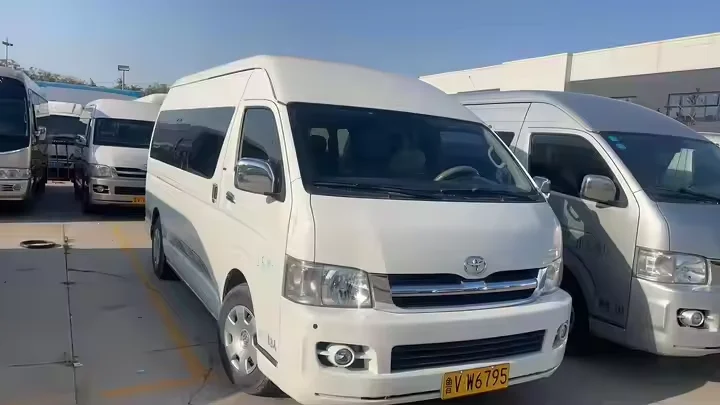 Used China toyota Hiace Mini Bus 13 Seats Van Equipped With Gasoline Engine and Ready for Adventure Sale