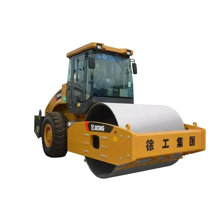 XCMG Used Yard Rollers For Sale Roller Press XS223J Machine Vibratory Roller 20Ton