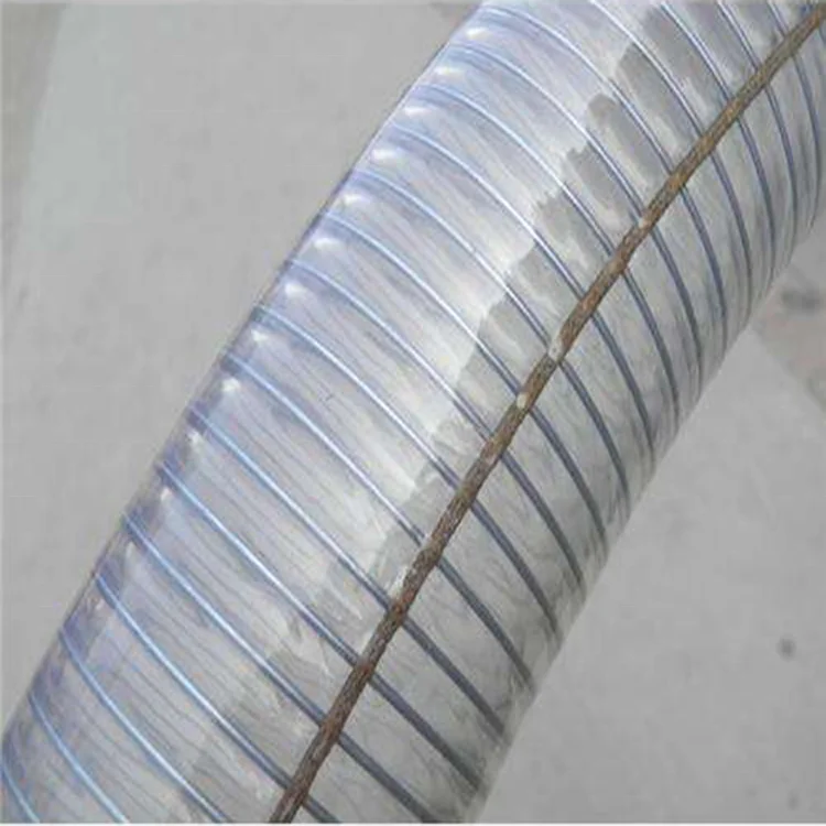 Low temperature resistant steel hose PVC transparent high temperature hose gas station unloading industrial hose