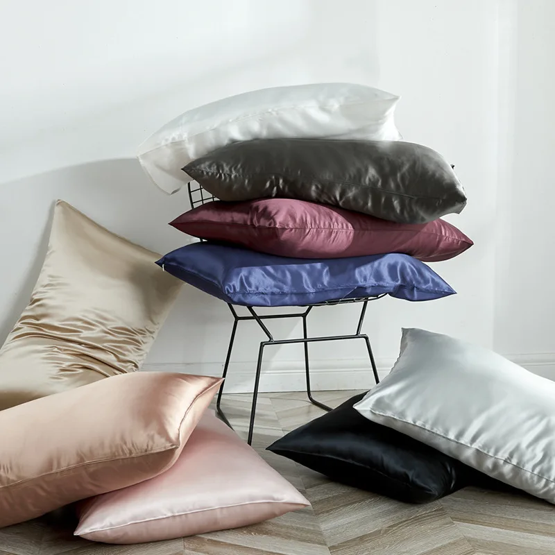 High Gloss Raw Cheap Silk Material 51*76 Satin 100% Mulberry Silk 22mm Pillowcase