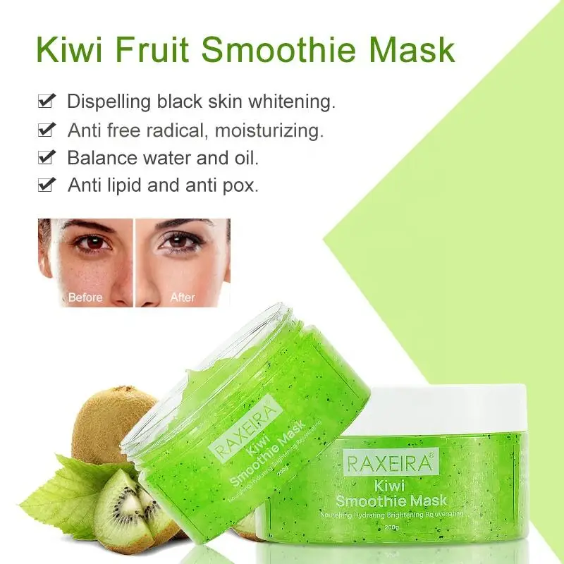 Private Label Organic Papaya watermelon kiwi dragon fruit Facial Mask Hydrating Brightening Sleeping Face Mask