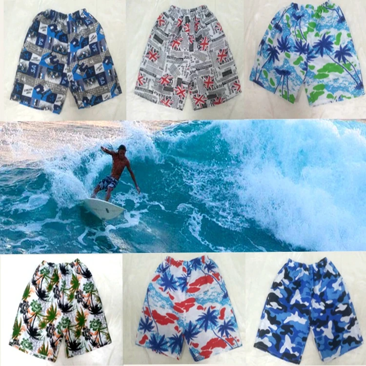 factory quickly dry swim shorts men beach shorts men swim trunks beach trunks men sublimation prints  All over Print Shorts