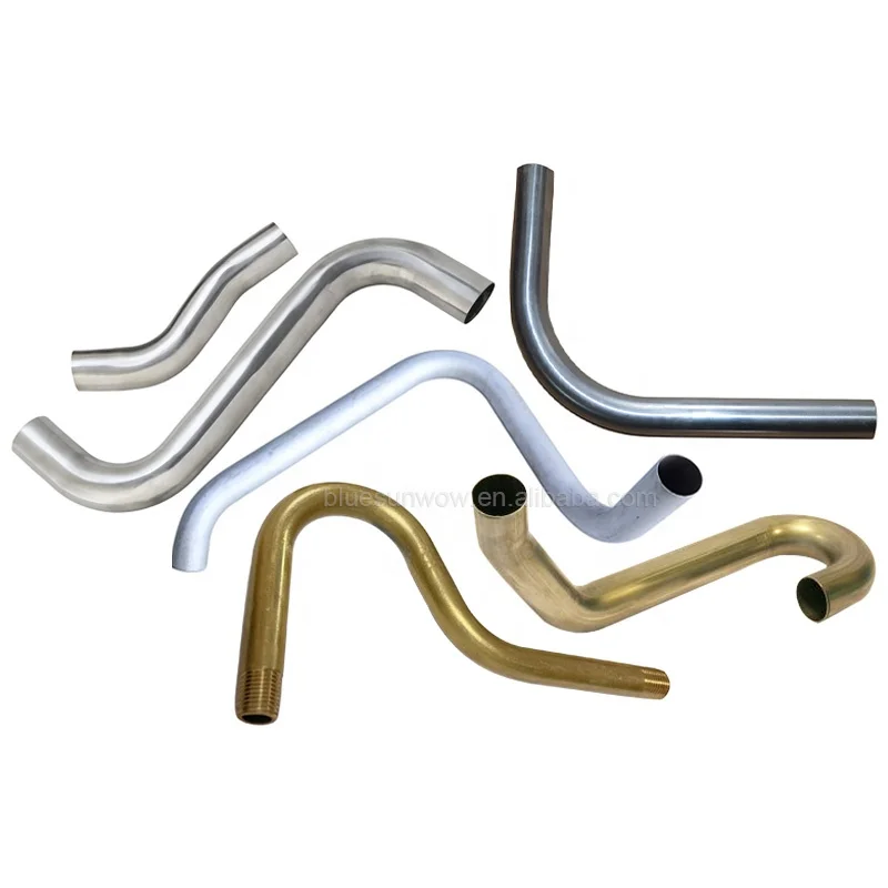 Custom Mirror Polishing Aluminum Bending For Racing Car Exhaust Mandrel Bends Copper Tapping Stainless Steel Pipe