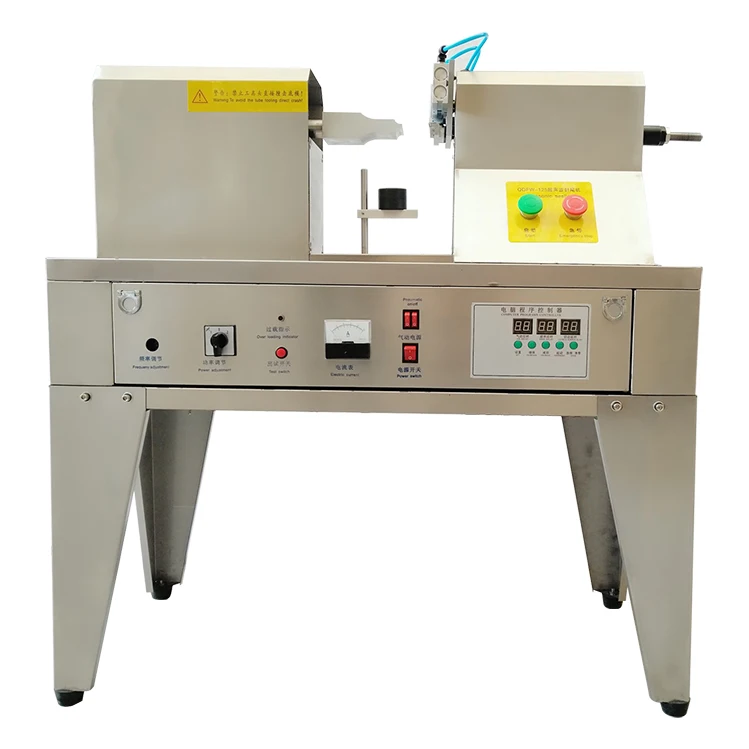 YTK-125 Factory price semi-automatic Ultrasonic Toothpaste Hand Cream Tube Sealing Machine