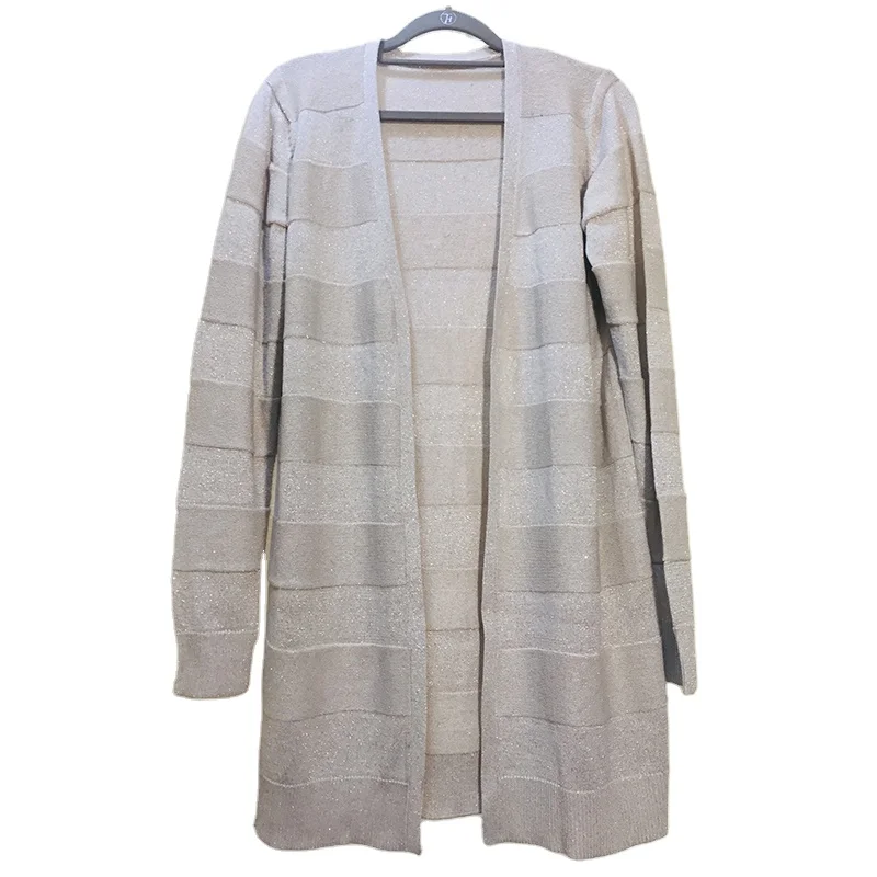 Factory price women knit cardigan sweater high quality Anti-Shrink long cardigan