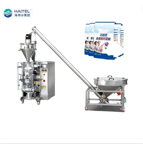Full automatic vertical auger powder filling and packing machine for factory business