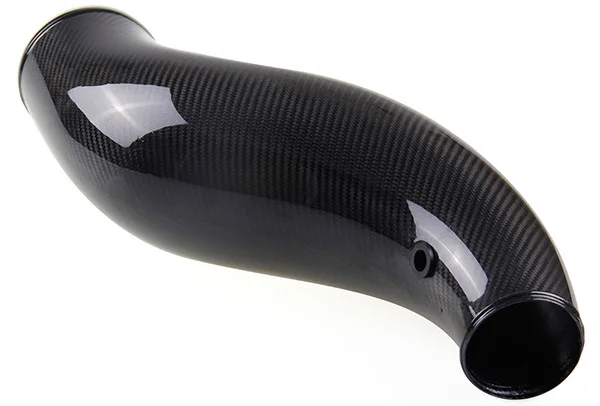 High Quality Carbon Fiber Mold Custom Carbon Fiber Intake Pipe Heat Resistant Carbon Fiber Curved Pipe