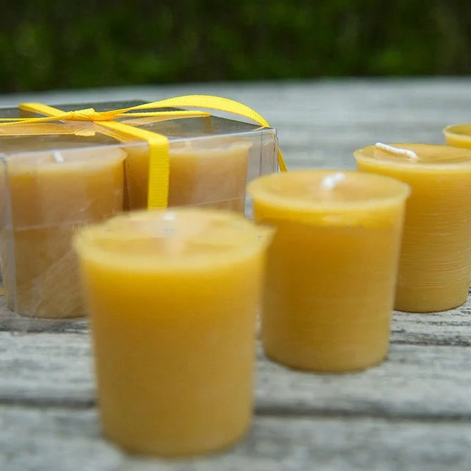 wholesale Cheap Home Decoration natural yellow artistic taper pillar beeswax candle
