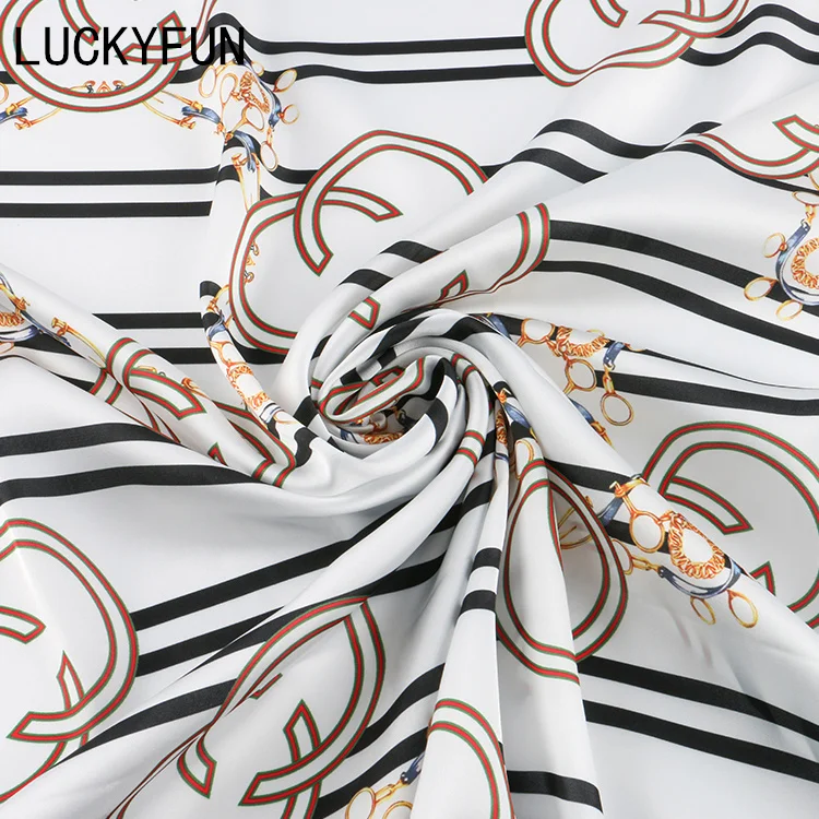 hot  sales  100% Polyester  digital print  satin  Lining   fabrics for dresses