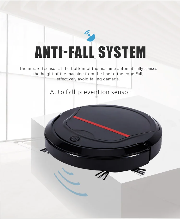 High quality Automatically Sweeping Scrubbing Mopping Floor Smart Robot Vacuum Cleaner