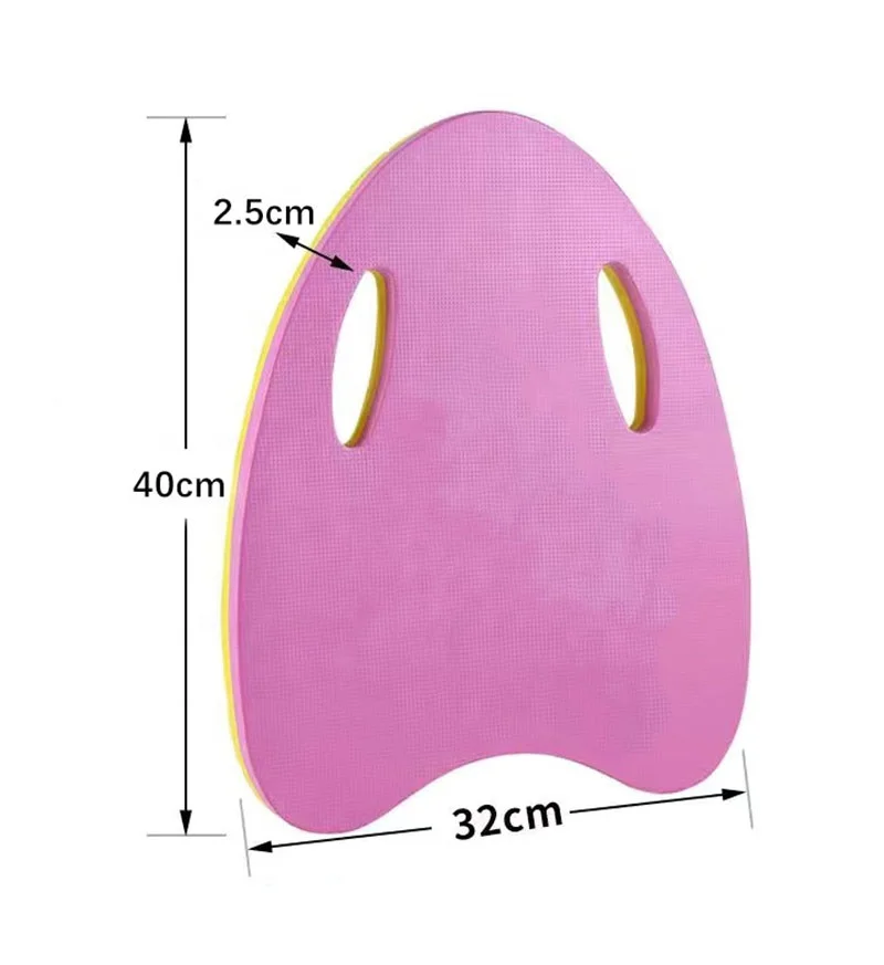 Wholesale Eva Foam Swimming Kickboard Adults Safe Pool Training Aid Swimming Floating Board For Kids With Handles To Hold On