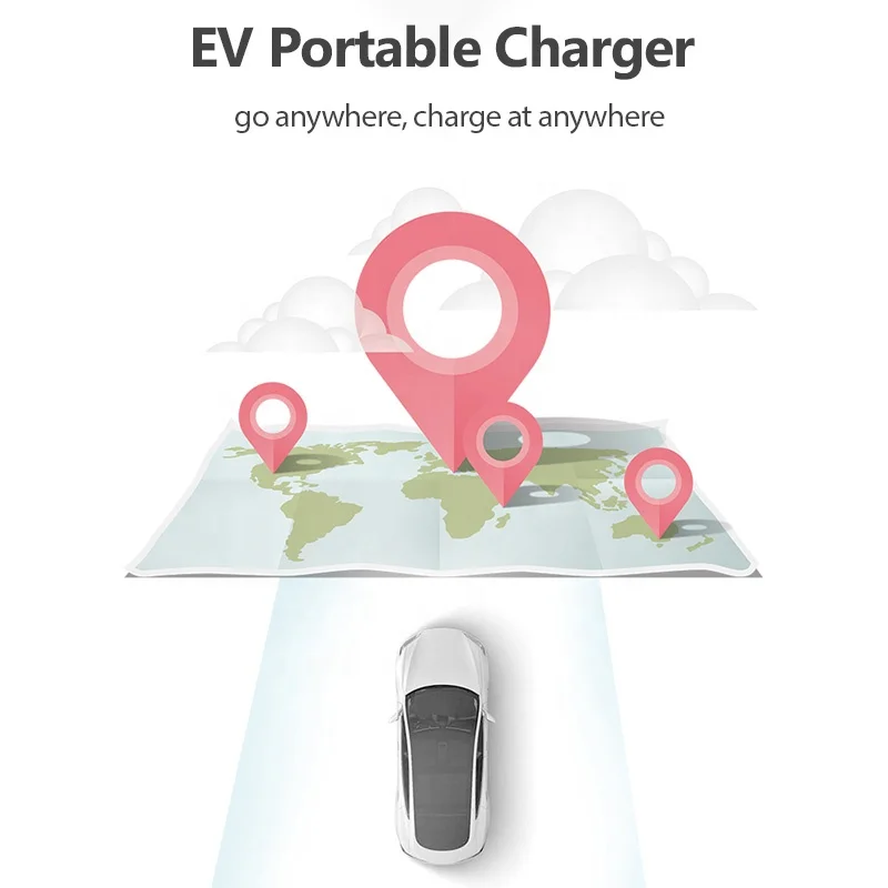 Portable EV Recharger 32A 7KW Car EVSE GBT EVchargerforvwid4 ID6 Charging EV GBT Charger for ID Volkswagen Charger ID 4 Charging