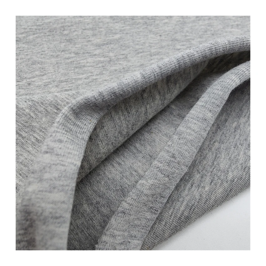 Best Selling Luxurious Stretch Sweater Knit Fabric 240Gsm 92% Cotton 8% Spandex Elastane Cotton Fabric