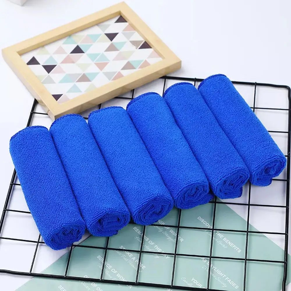 Customized gram weight color microfiber towel cleaning cloth fast water absorption recycling rags