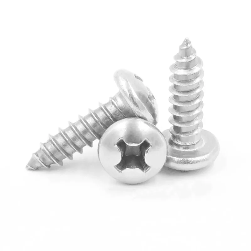Micro  Machine Self Tapping Screw Stainless steel 3.2mm 4.2mm Mini Small Size Plain Finish Steel Screws for Watches DIN Standard