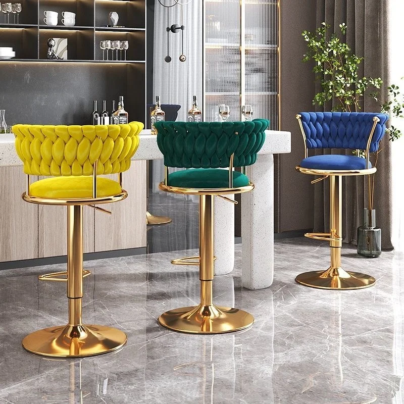 Bar chair high stool bar can lift light luxury high-end household high stool