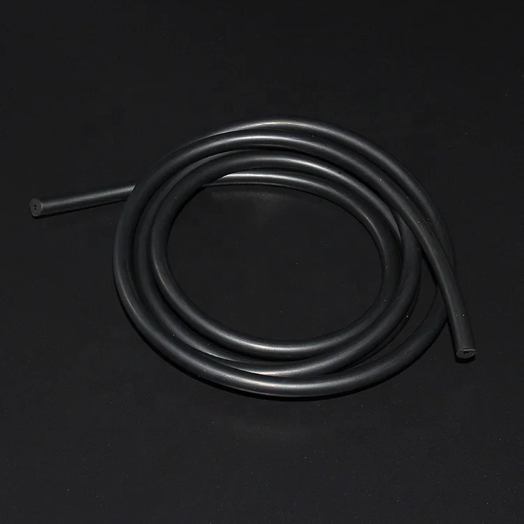 China supplier electronic conductive silicone tubing black silicone tube
