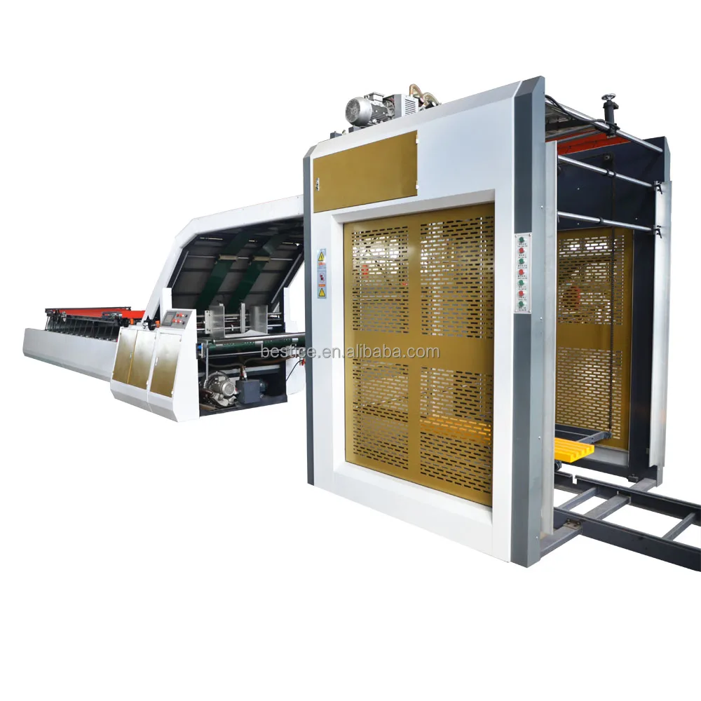 Auto Corrugated Flute Cardboard Laminating machine Laminator for Carton Box