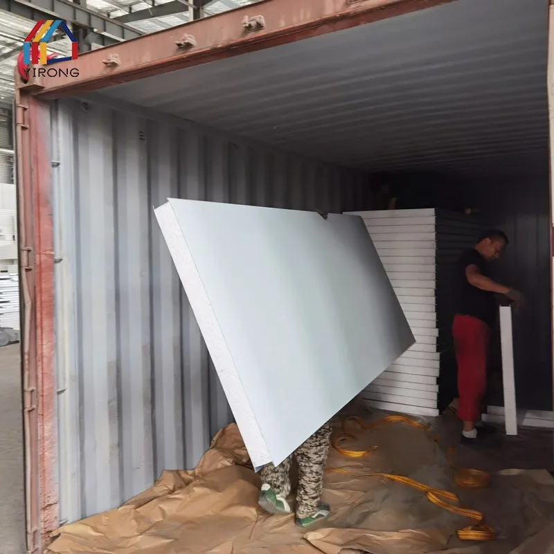 Corrosion protection eps sandwich panel polystyrene for warehouse wall cladding