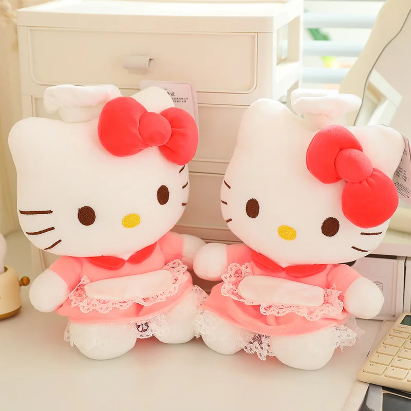 Cute Kitty Cat Plush Doll Healing Hello KT Cat Kitty Plush Doll Girl Gift