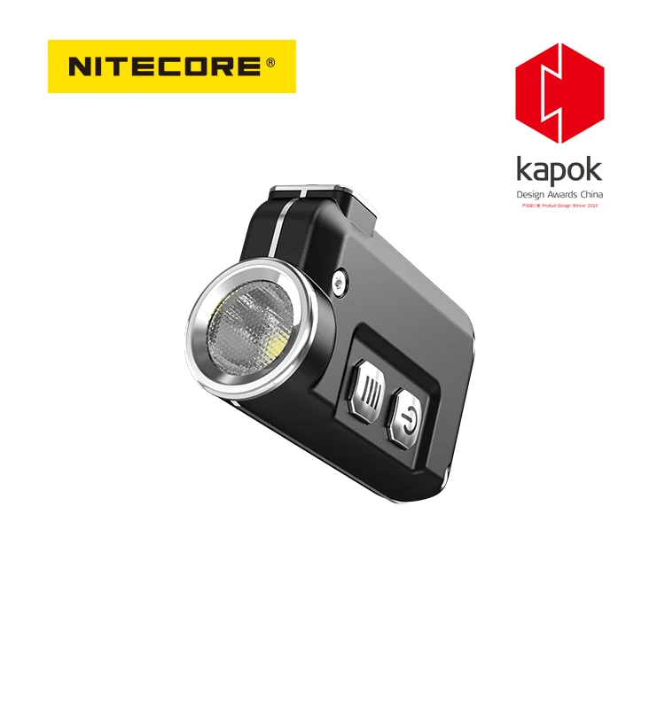 Брелок NITECORE TINI SS 2 года гарантии перезаряжаемый брелок с микро-USB 380 люмен нержавеющая сталь капком дизайн премия Китай