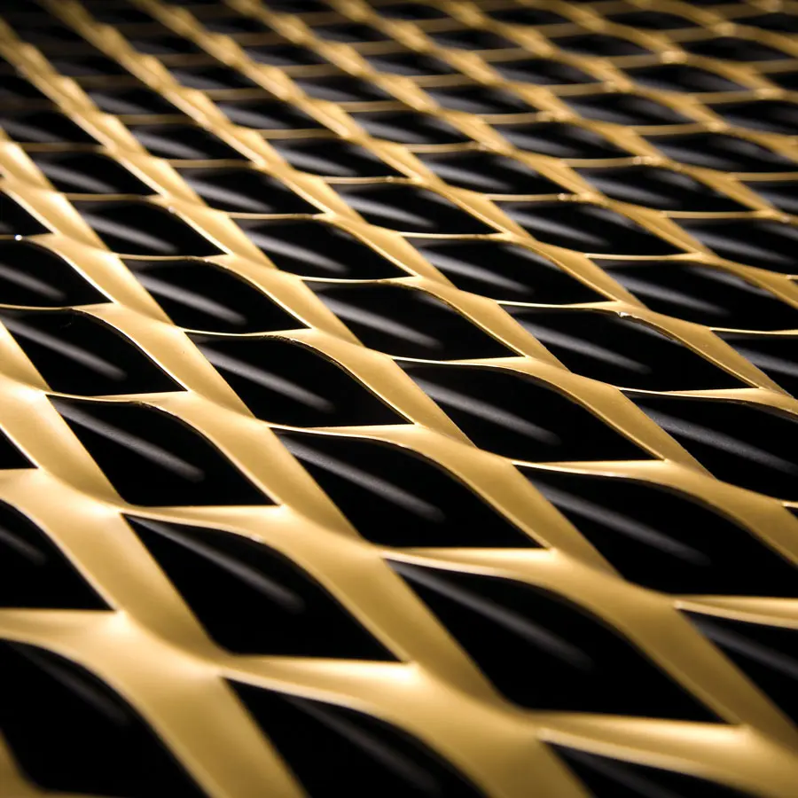 Good Ventilation Copper/Brass material expanded metal Mesh