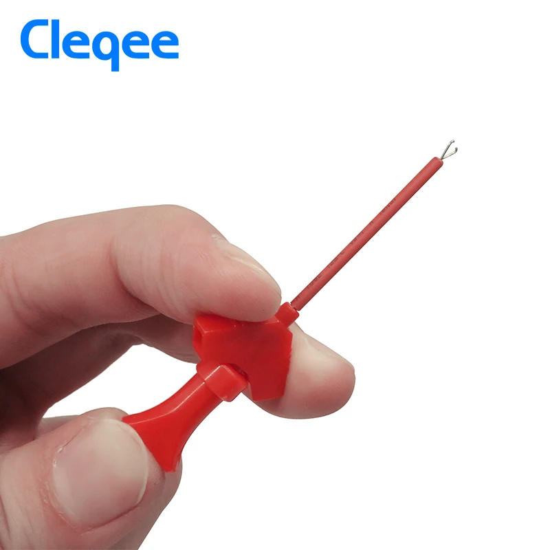 Cleqee-2 P1511B AWG Test Lead Kit Can connect the Digital Multimeter Probe 2mm Female Plug to Internal Spring IC Test Hook Probe
