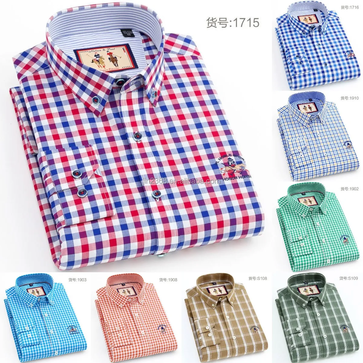 Wholesale Different Colors Polyester or 100% Cotton Mens Formal Long Sleeve Pain Solid Casual Business Dress Shirts