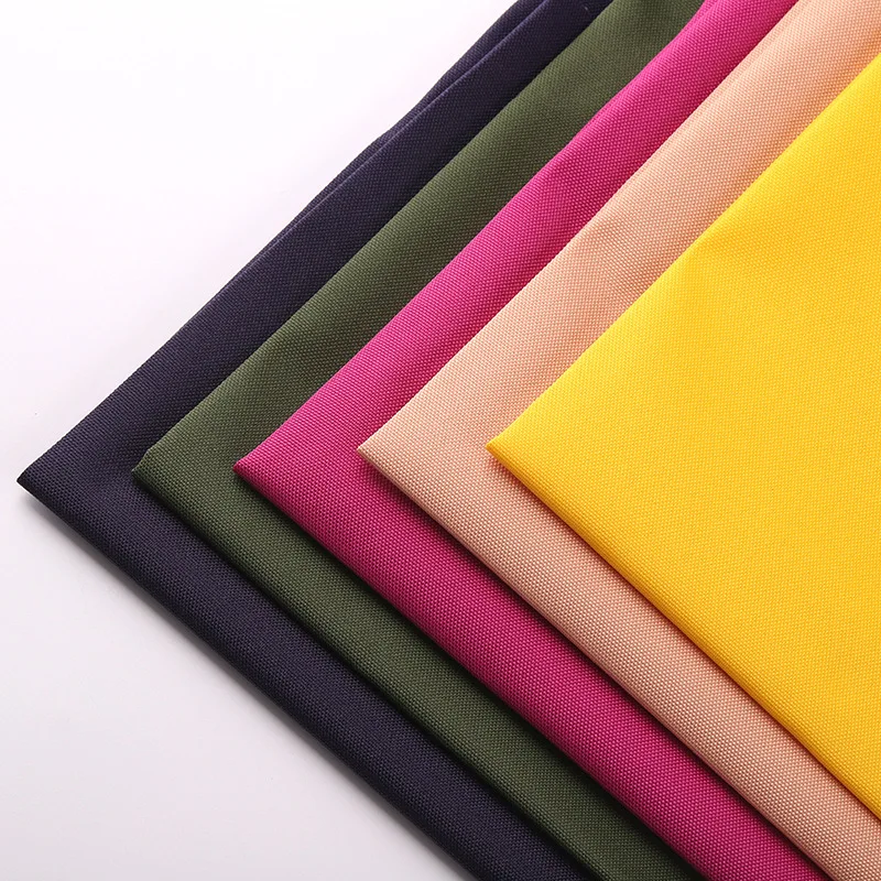 Waterproof Polyester Ripstop PU PVC Coated Twill Oxford Luggage Bag Fabric Polyester Recycle Oxford Laptop Bag Fabric