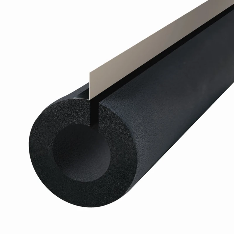 Black PVC/NBR rubber sponge insulation tube/pipe of air conditioner