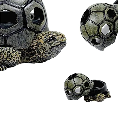 Turtle Ashtrays for Cigarettes Ash Tray with Lid for Home and Outdoor Office Garden Porch Decor Gift Cigar Ashtray