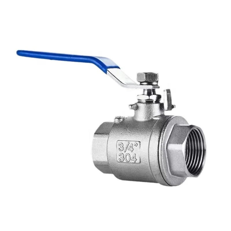 High Quality Rugged And Durable Hot Sale Stainless Steel Ball Valve Two-Piece High Flow Female Threaded Ball Valve