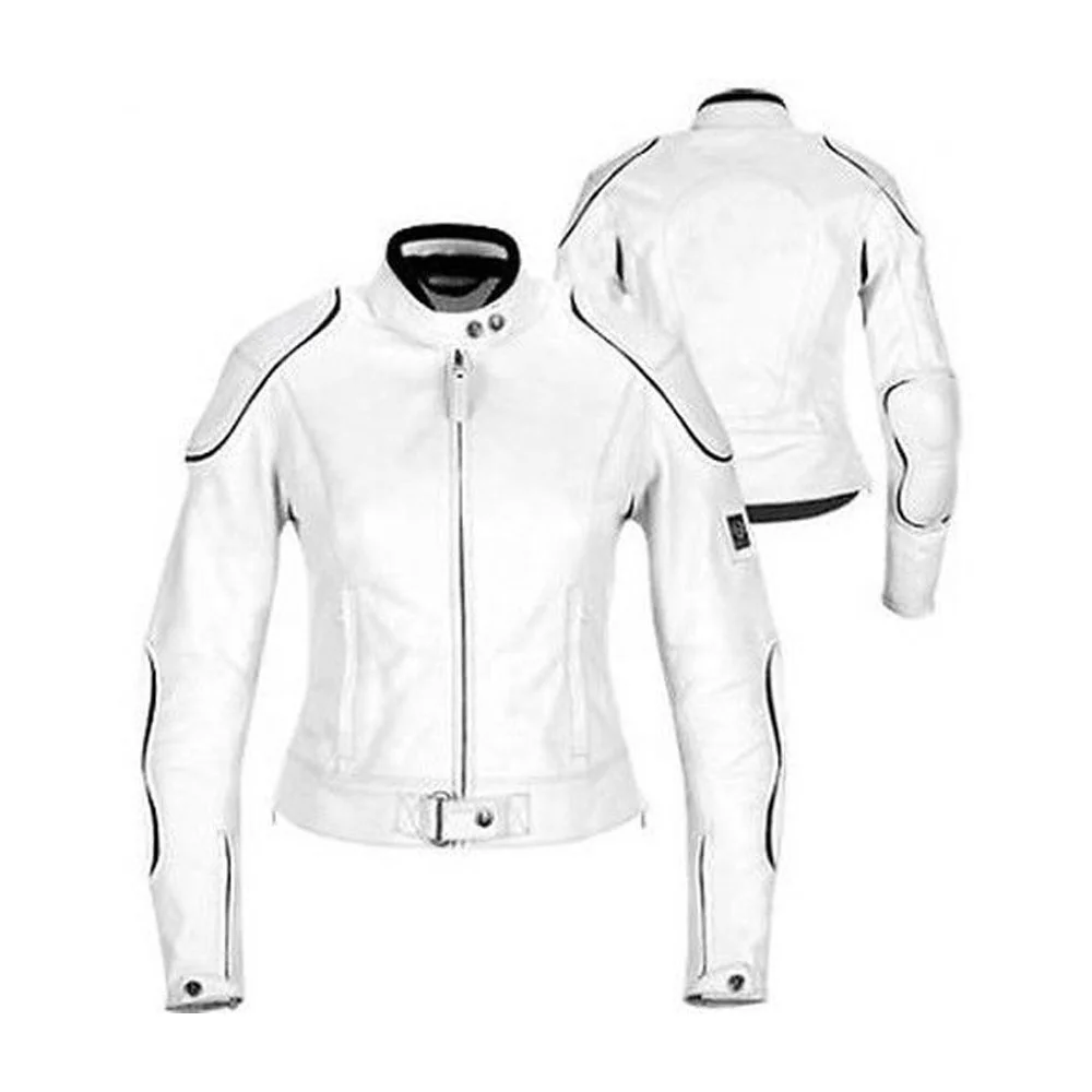 Мотоциклетная куртка из натуральной черной кожи оптом