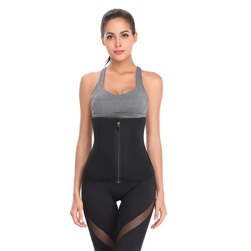 Neoprene Sweat Waist Trainer Belt Body Shaper Abdominal Trimmer Corset Fat Burning Outdoor Sports Girdle Belly Control Shapewear