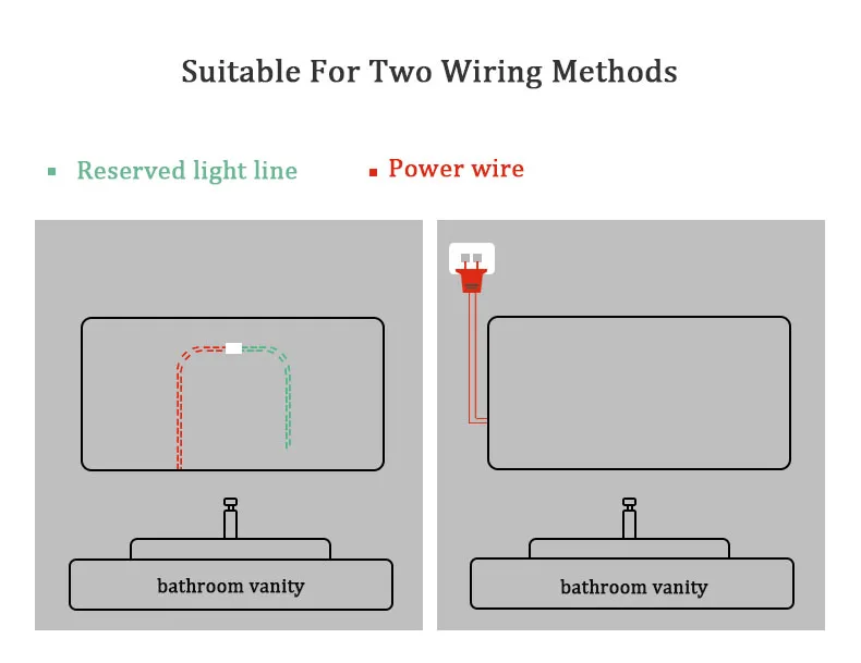 Home Decorate Frameless LED Backlit Dimming Mirror Time Display Defogger Bathroom Smart espejo LED Mirror