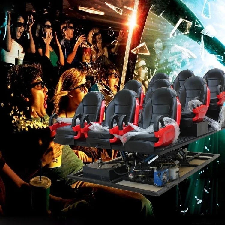 Hydraulic motion system 9d vr cinema simulator games electric 5d 7d cinema