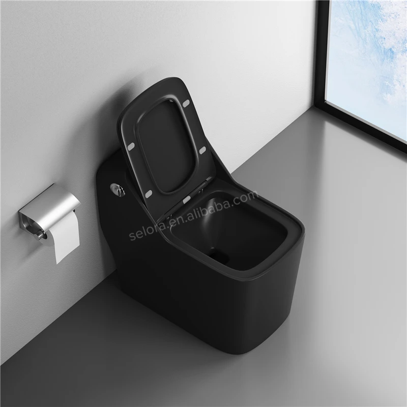 Modern Asian Chinese sanitary ware ceramic wc toilet commode s-trap one piece toilet bowl