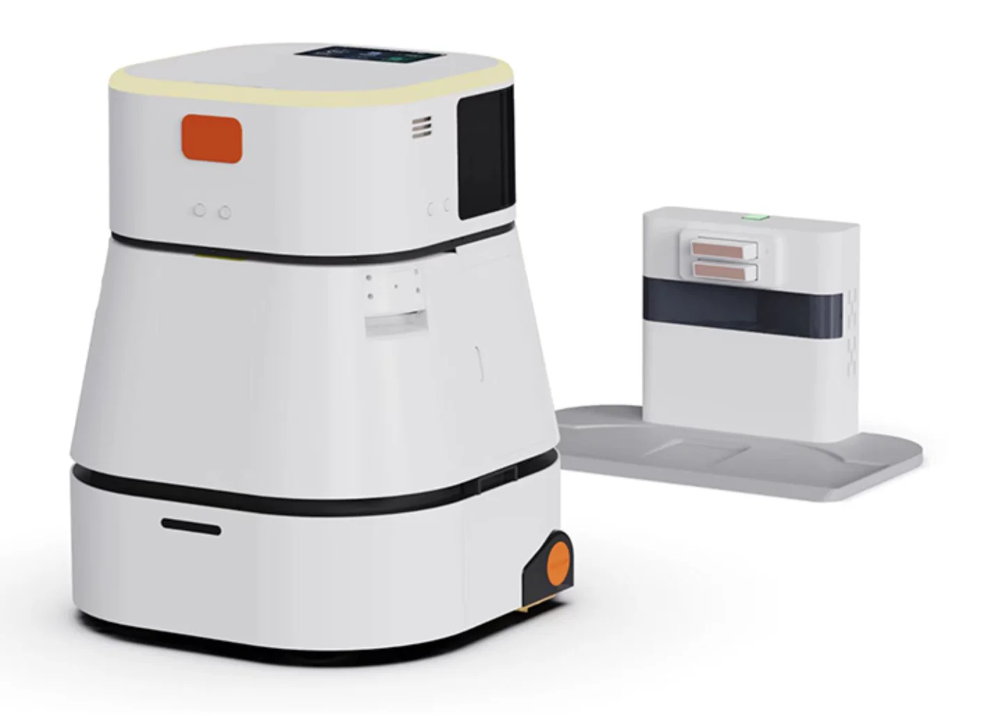 autonomous cleaning mopping robot with large dust box and water tank for hotel supermarket school shopping hall for big area