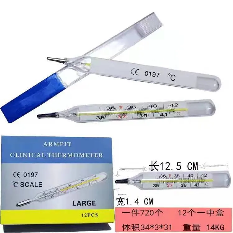 Mercury thermometers  thermometers to measure temperatures with large glass mercury C&F glass thermometer mercury